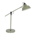 Green sturdy table lamp Nove 1321G with E27 fitting