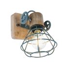 Grijze wandlamp / spot Geurnesey 1578GR met E27 fitting