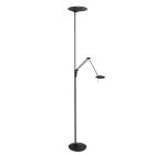 Floor lamp Zodiac 2107ZW Black Articulating arm Dimmable