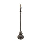 Black floor lamp Bois 3679ZW with switch in cord and E27 fitting