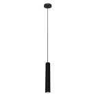 Hanging lamp Tubel 3867ZW Black including GU10 light source