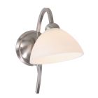 Wall lamp Capri 6840ST Steel with on/off switch