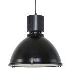 Hanging lamp Warbier 7277ZW Black round 47cm Industrial