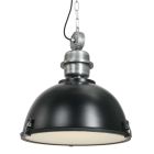 Zwarte industrie lamp