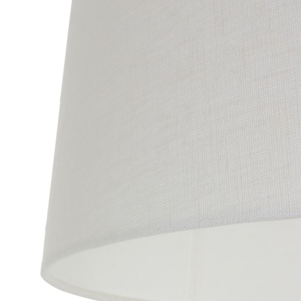 Drum lamp deals shade white